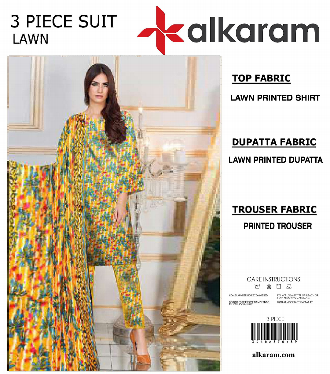 Alkaram Unstitched Lawn 3 Pieces in Wholesale Price π₯β€οΈ