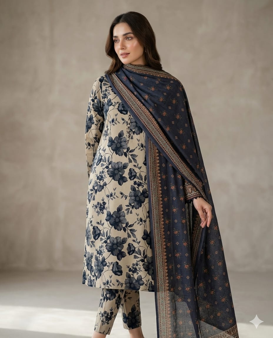ZAMAN NINOKARA UNSTITCHED COLLECTION D#28