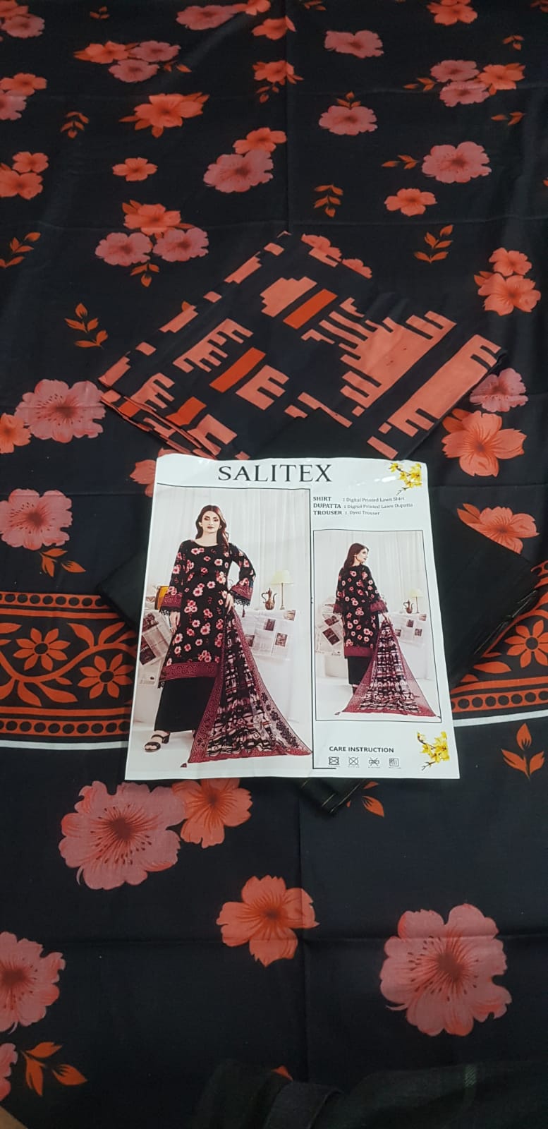 Salitex Unstitched Lawn 3P 🔥