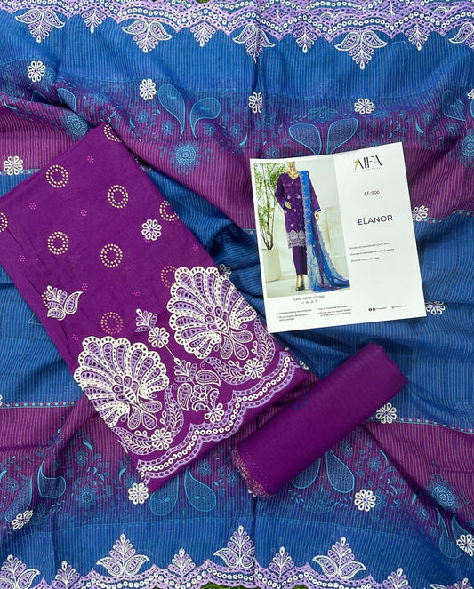 AIFA – ELANOR Collection ΑΕ-906 Embroidered 3 Piece Suit