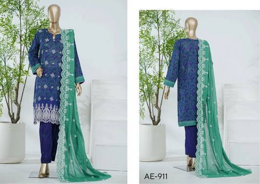 AIFA – ELANOR Collection ΑΕ-911 Embroidered 3 Piece Suit