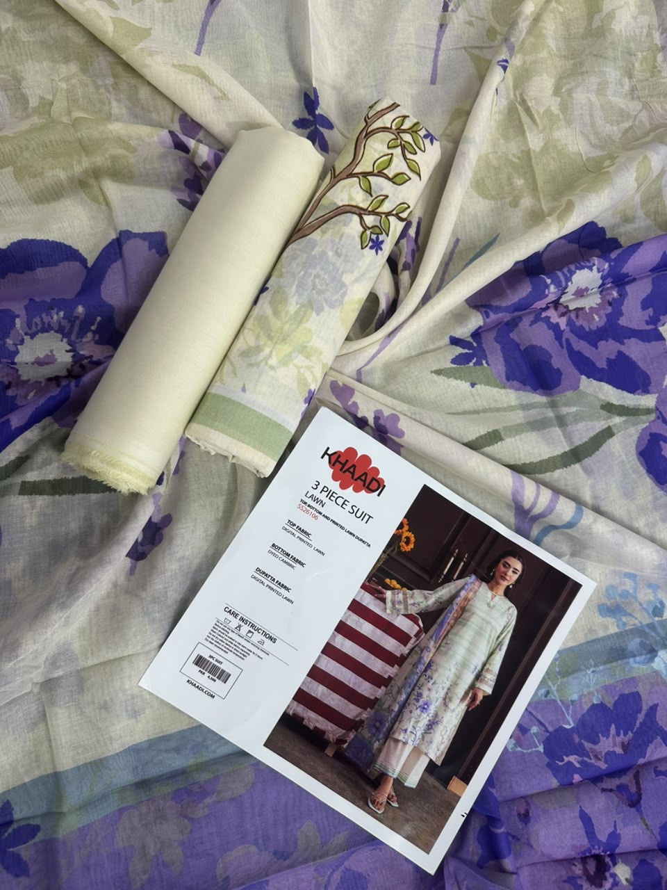 Khaadi SS26106 3Pcs