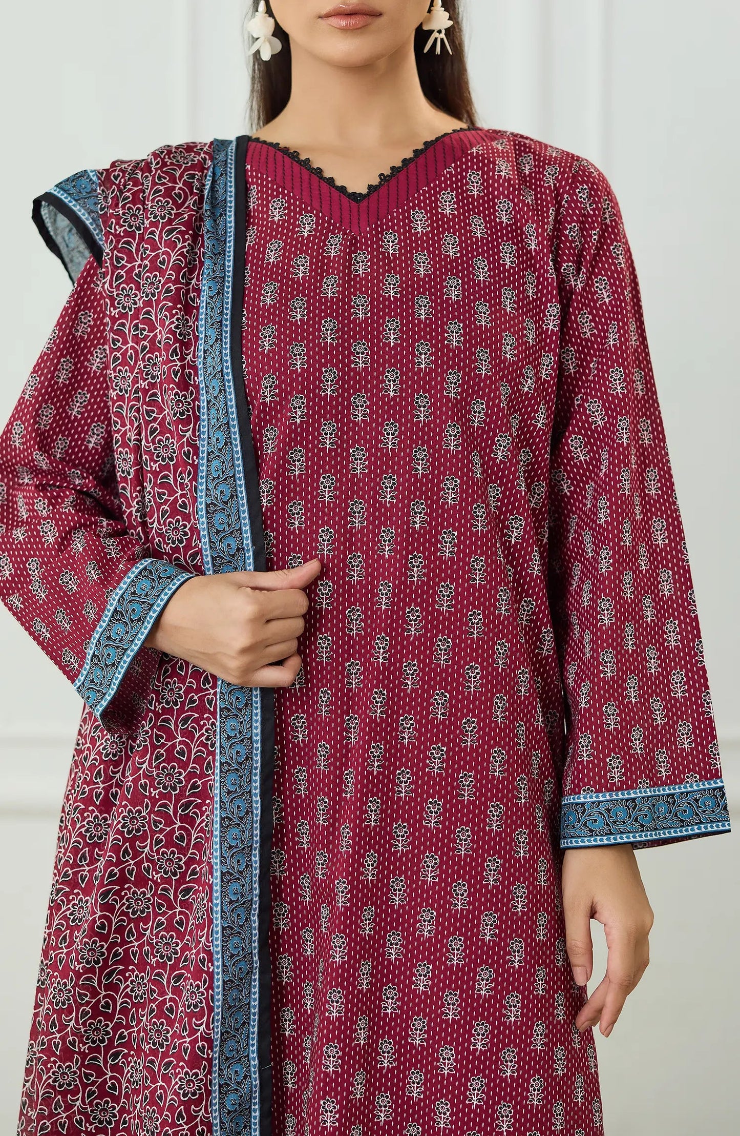 ✨ORIENT 100% ORIGINAL Unstitched Lawn 3 Piece✨ Design #OTL-25-496