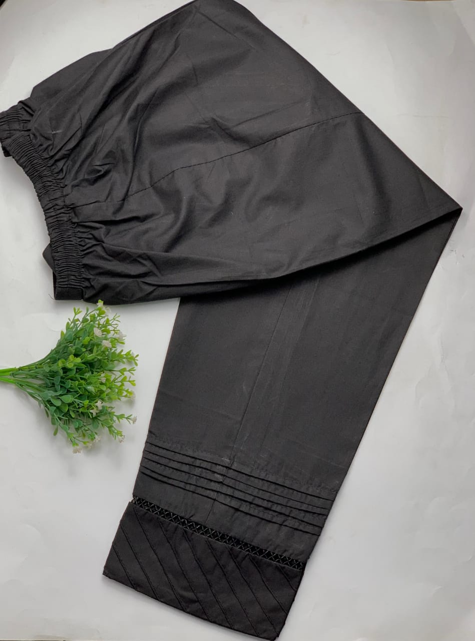 Cotton Stitched Dyed Designing Trouser ✨❤️