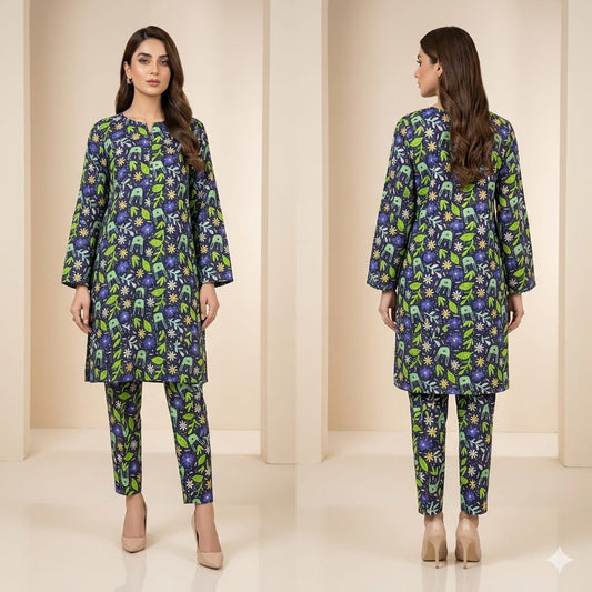 EGO 5MTR – DAABI Digital Printed All-Over 2-Piece Suit Unstitched Collection