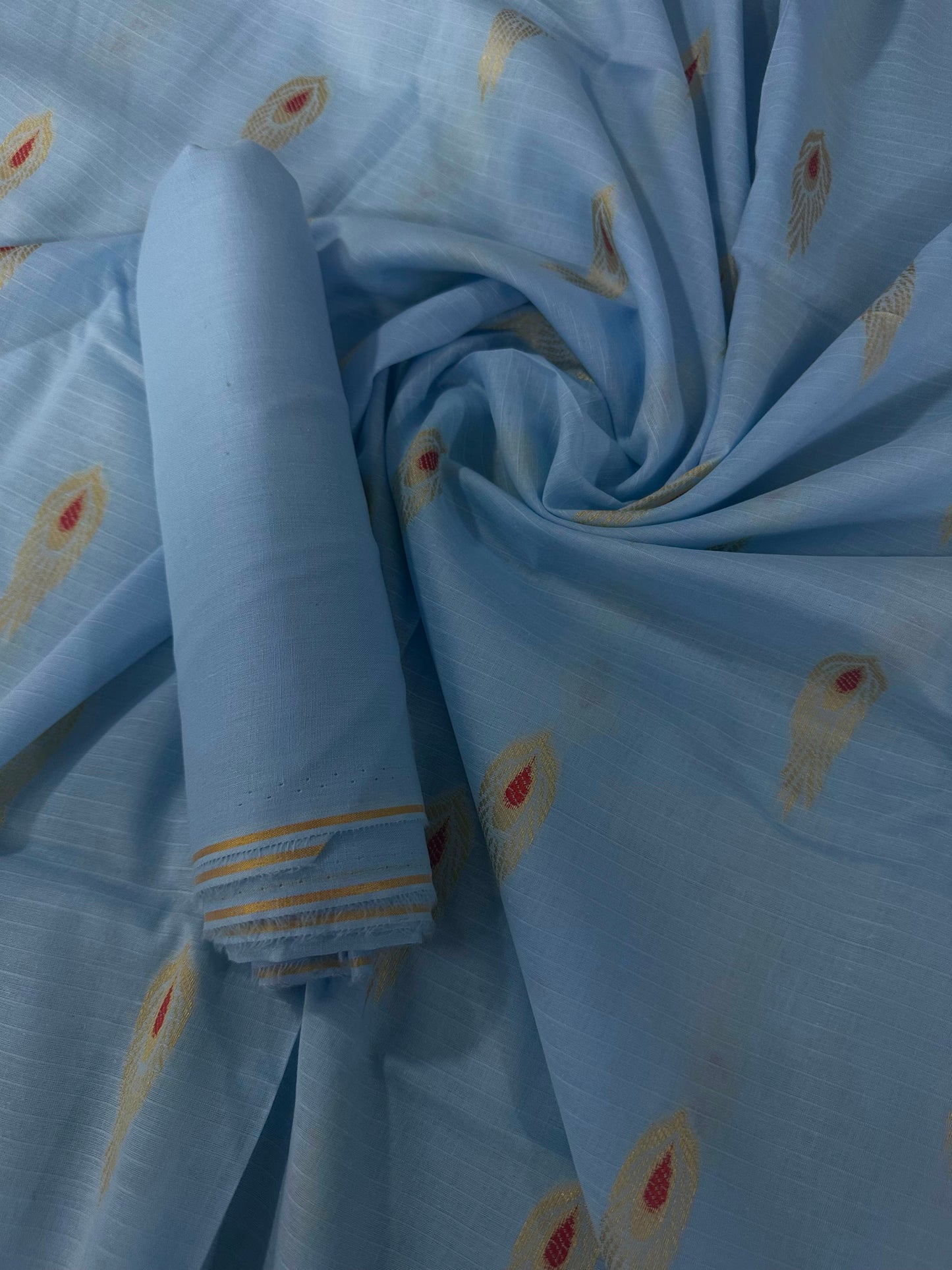 Jacquard Skyblue Lawn 2 Pcs Collection