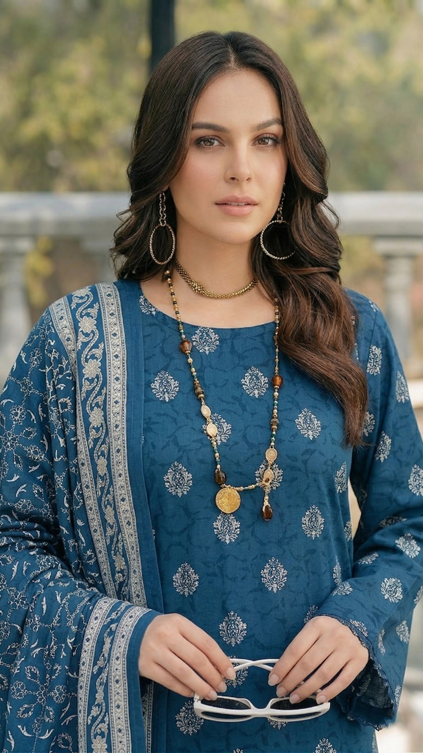 SHANAYA β AZURE MIRAGE 3PC UNSTITCHED COLLECTION