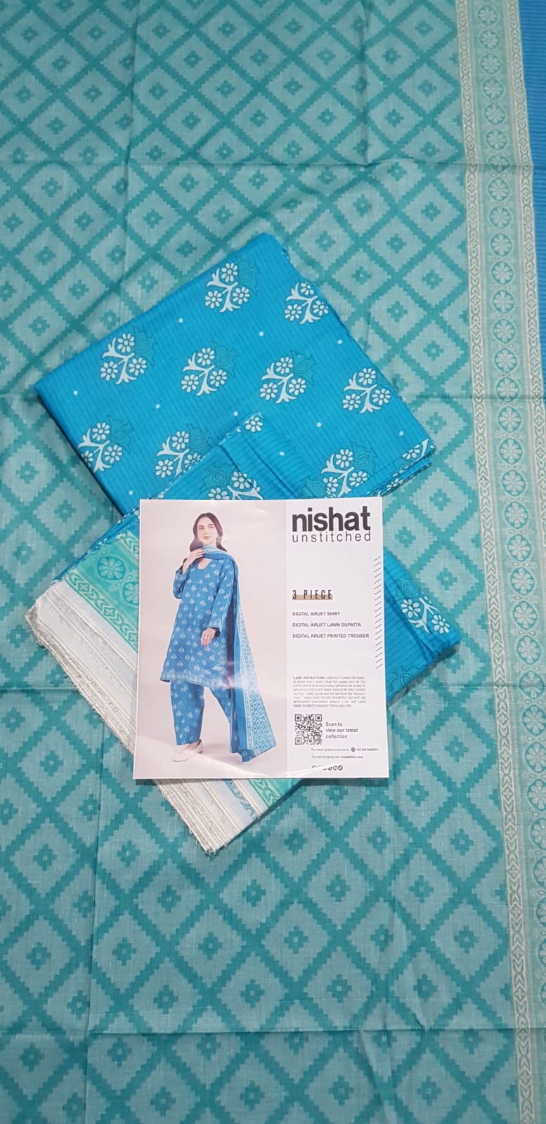 Nishat Lawn Un-Stitched 3P 2025