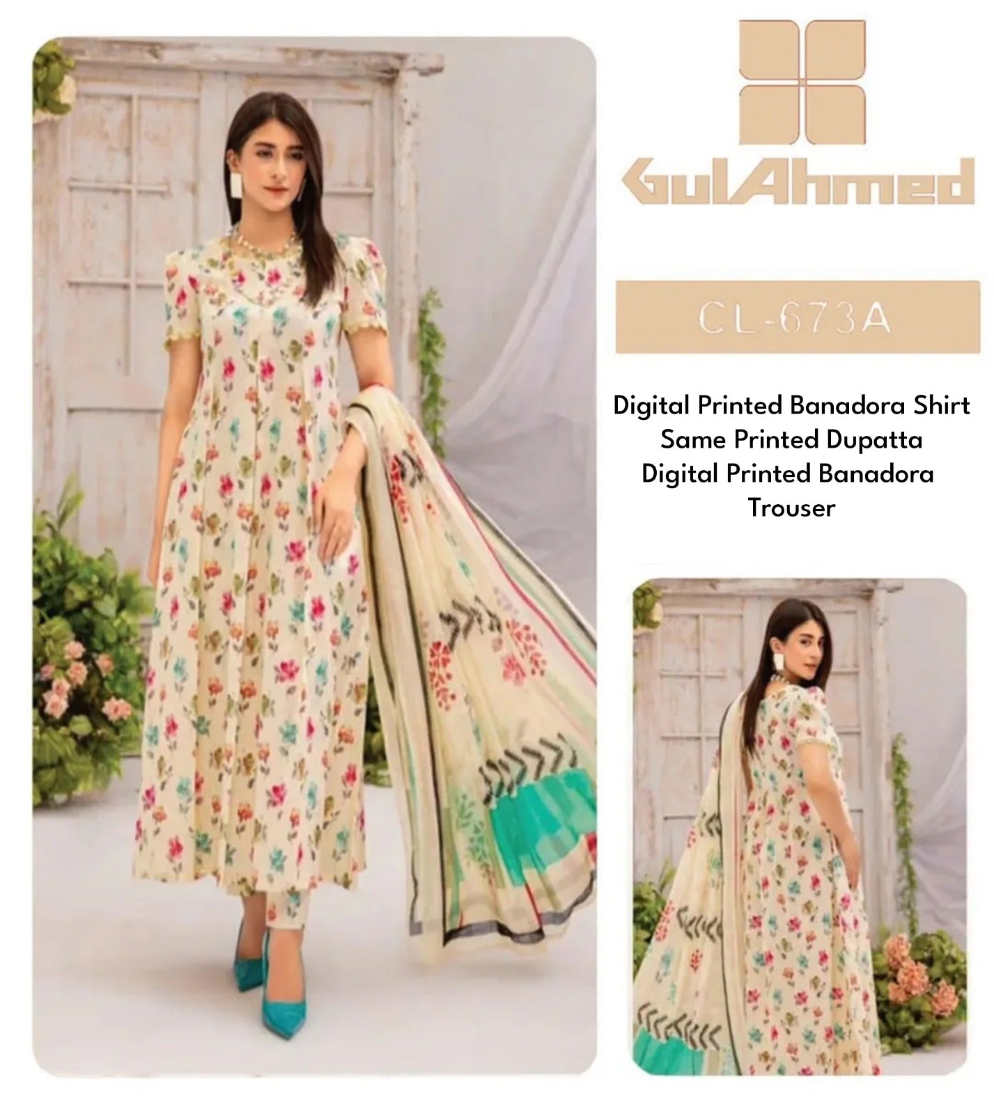 Gulahmed BanaDora 3P Unstitched