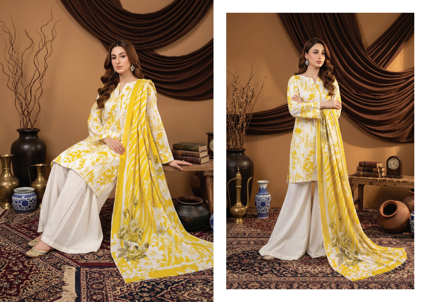 SALINA D-09 DIGITAL PRINTED LAWN 3PCS
