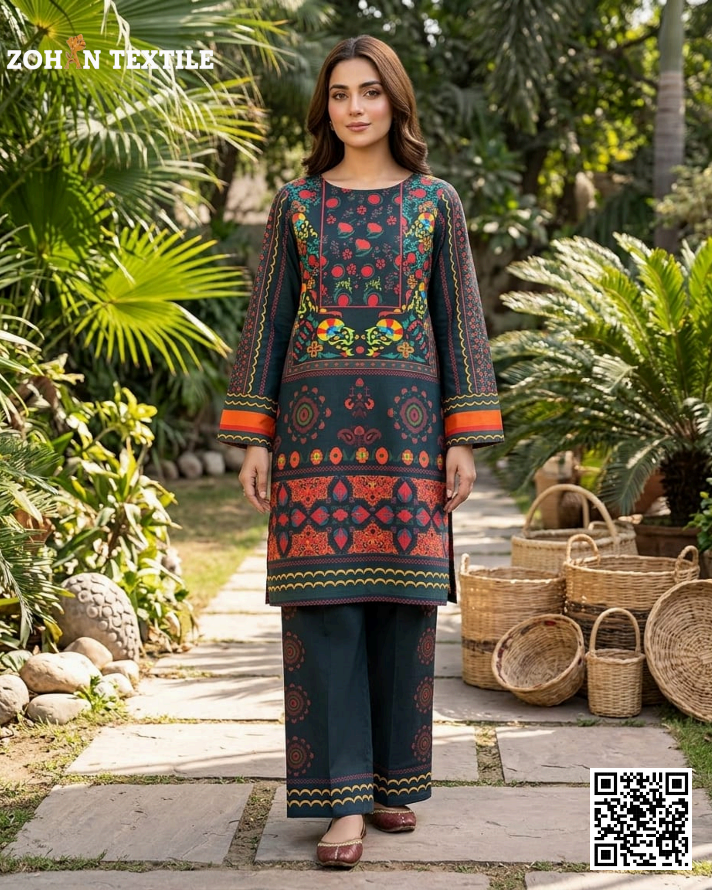 Zohan Textile Design No: 09 (S+T) Printed Collection