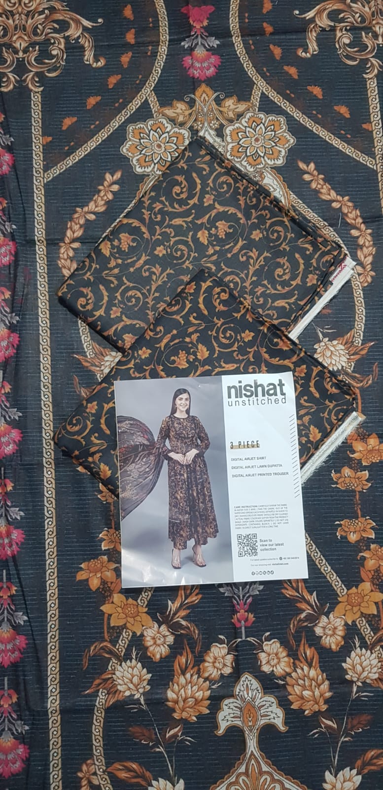 Nishat Lawn Un-Stitched 3P 2025