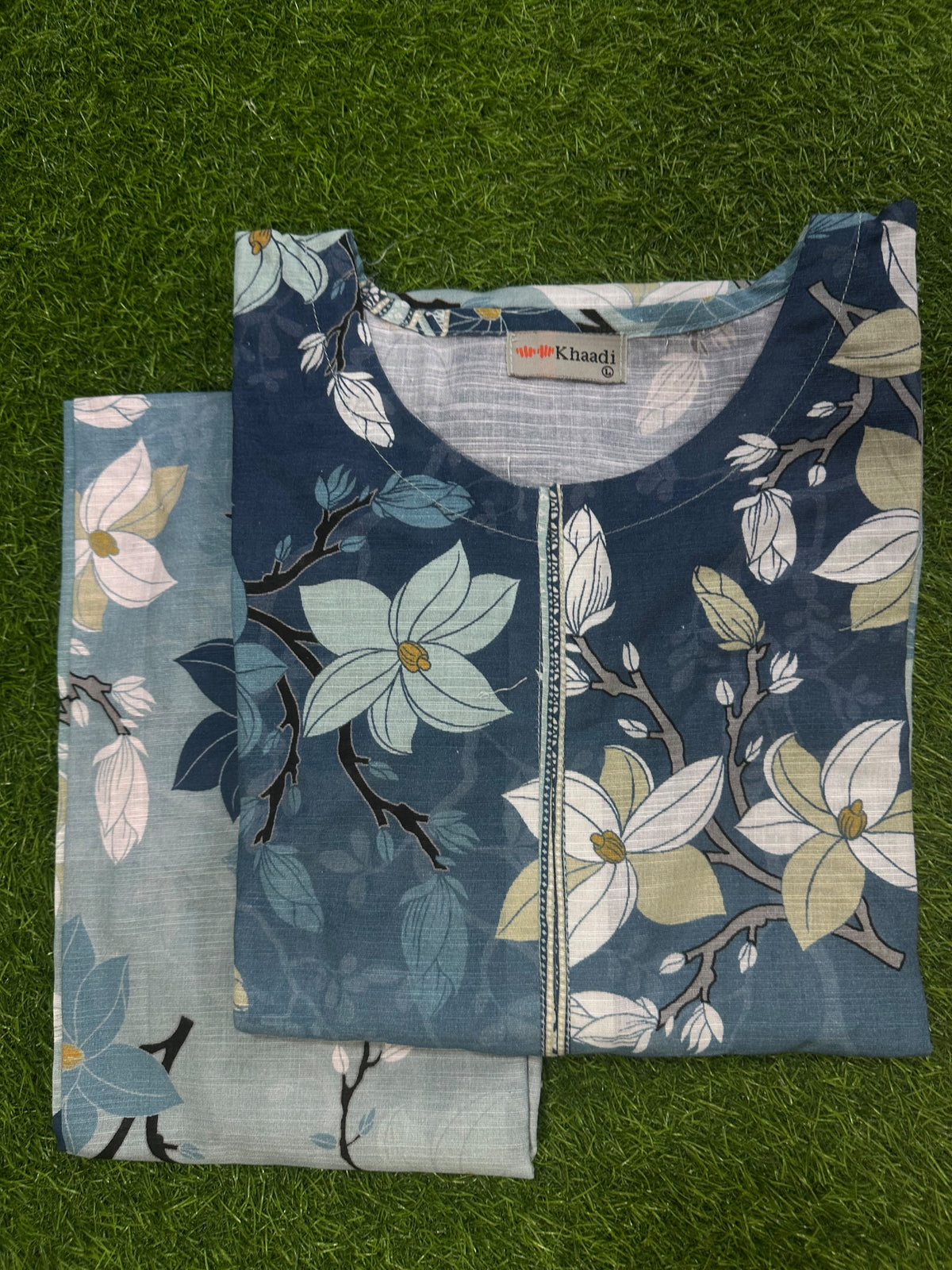 Khaadi Light Blue Stitch 2Pcs
