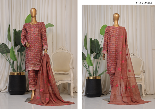 Aifa Azure Stitched Embroidery Collection ๐งต๐