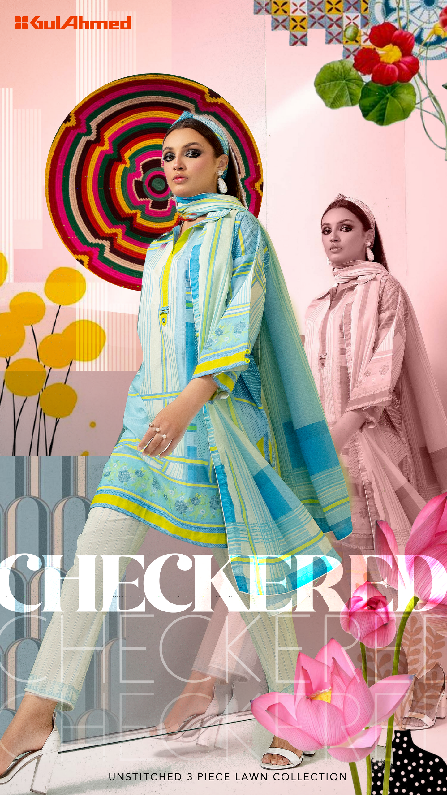 GulAhmed Original Lawn Unstitched 3 Pieces ππ₯β¨