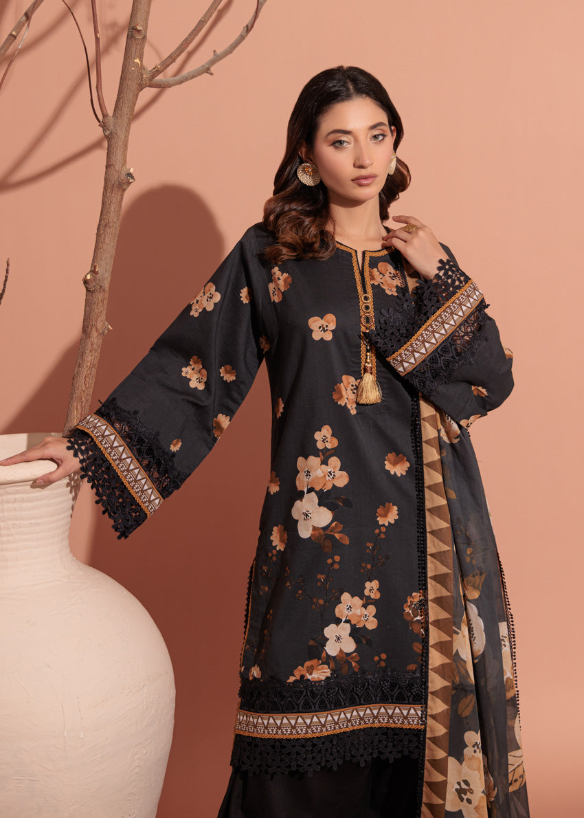 Bonanza Satrangi Unstitched Sombre - 3 Pc (WSS25P3122) 🔥🥰