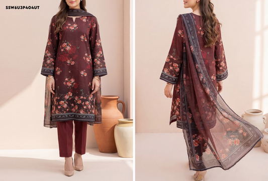 Salitex FLora Airjet Lawn 3PC Collection 2026 Vol - 2
by Sana & Sara Design # SSW6U3P404UT