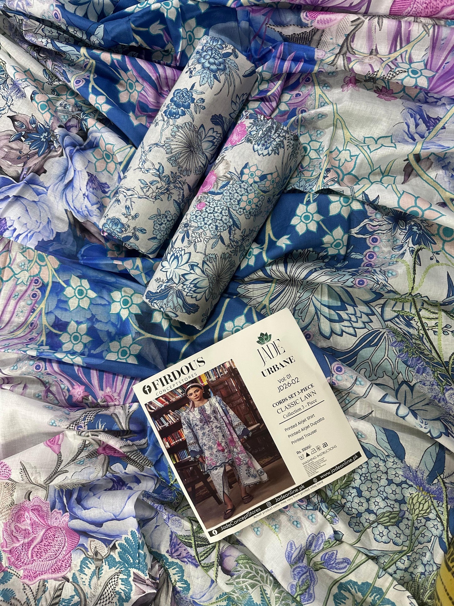 FIRDOUS JADE 18936 Lawn 3Pcs Collection