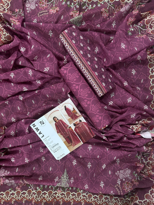 Zellbury D.C:-WUS26X31027 Printed Lawn 3Pcs Collection