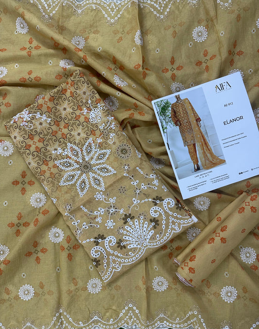 AIFA – ELANOR Collection ΑΕ-912 Embroidered 3 Piece Suit