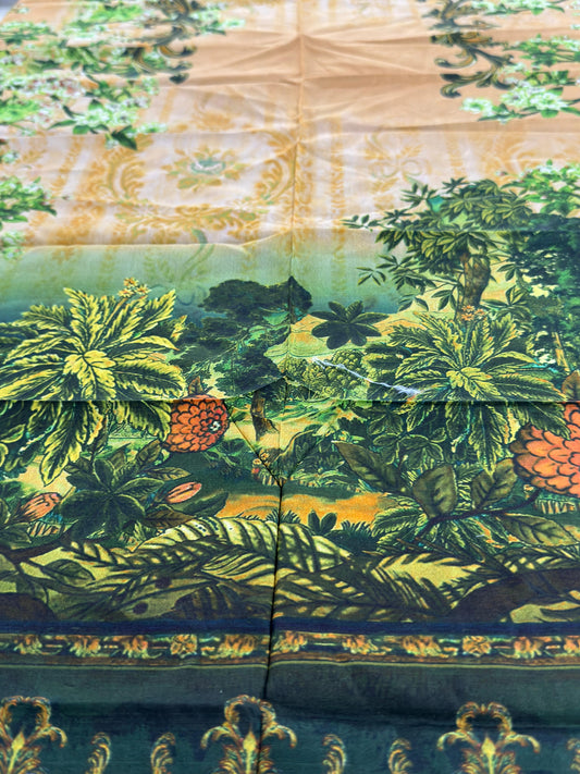 Unstitched Lawn Kurti in Only 499/-