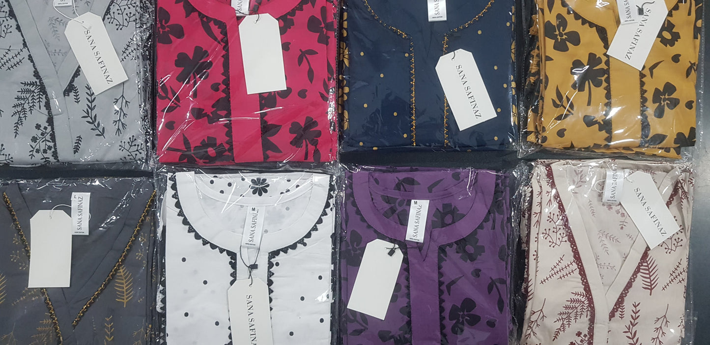 Sanasafinaz Cords Cotton Printed Stitched 2P