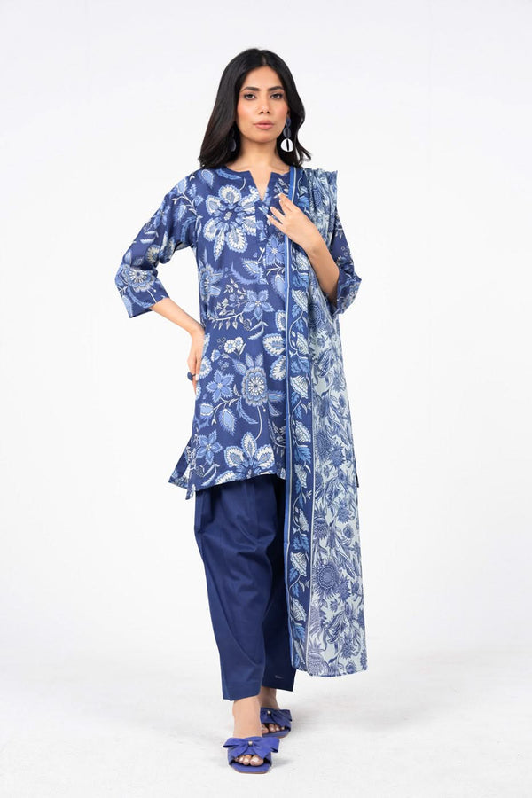 alkaram prints 100% Original Lawn Unstitched 3 Pieces ❤️