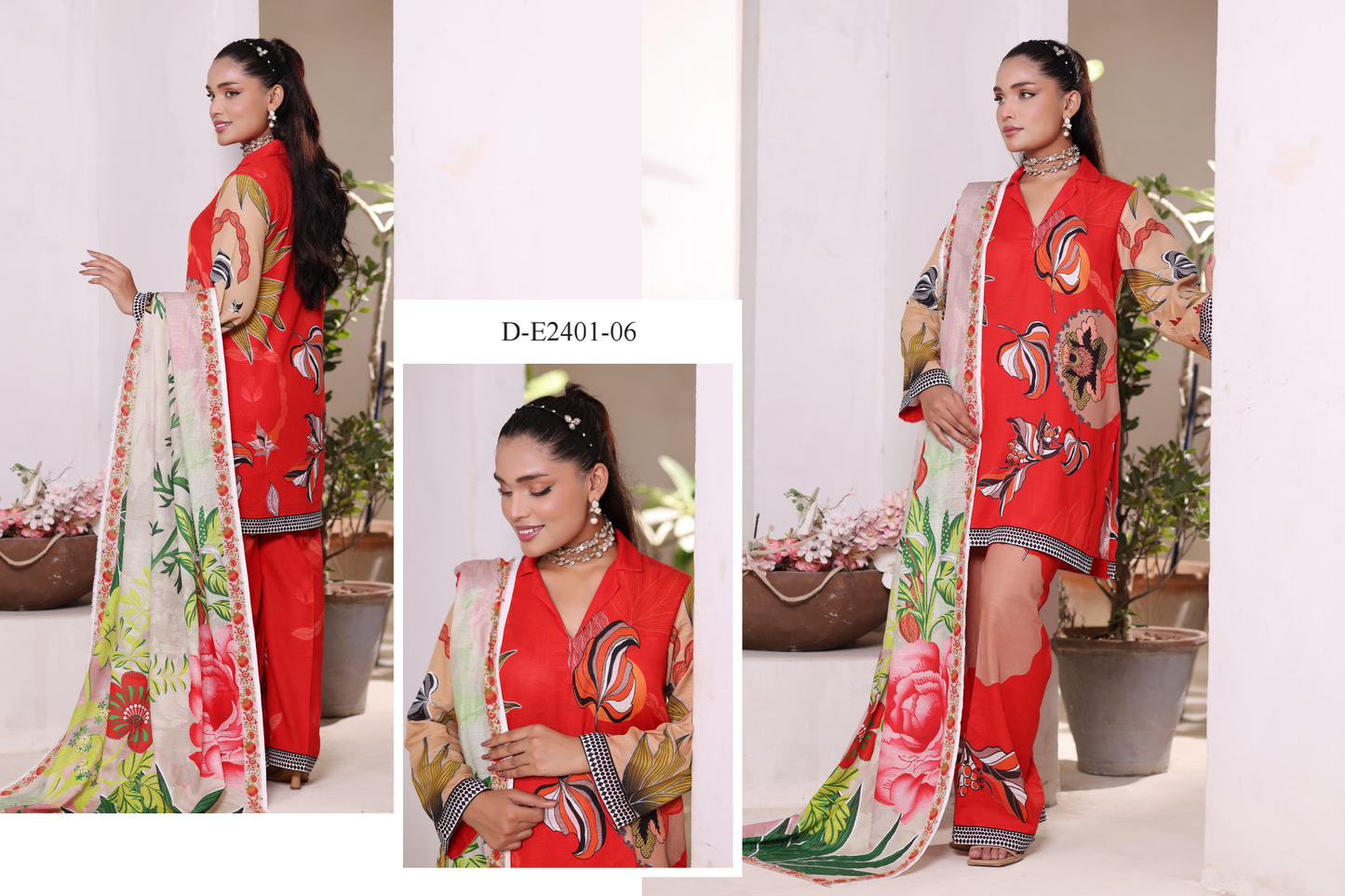 MoosaJee 100% Original KHADDAR CORDS Unstitched 3Ps๐๐ฅ