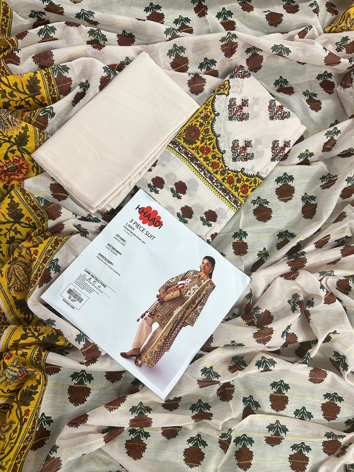 Khaadi Khaki SS2607A 3-Piece