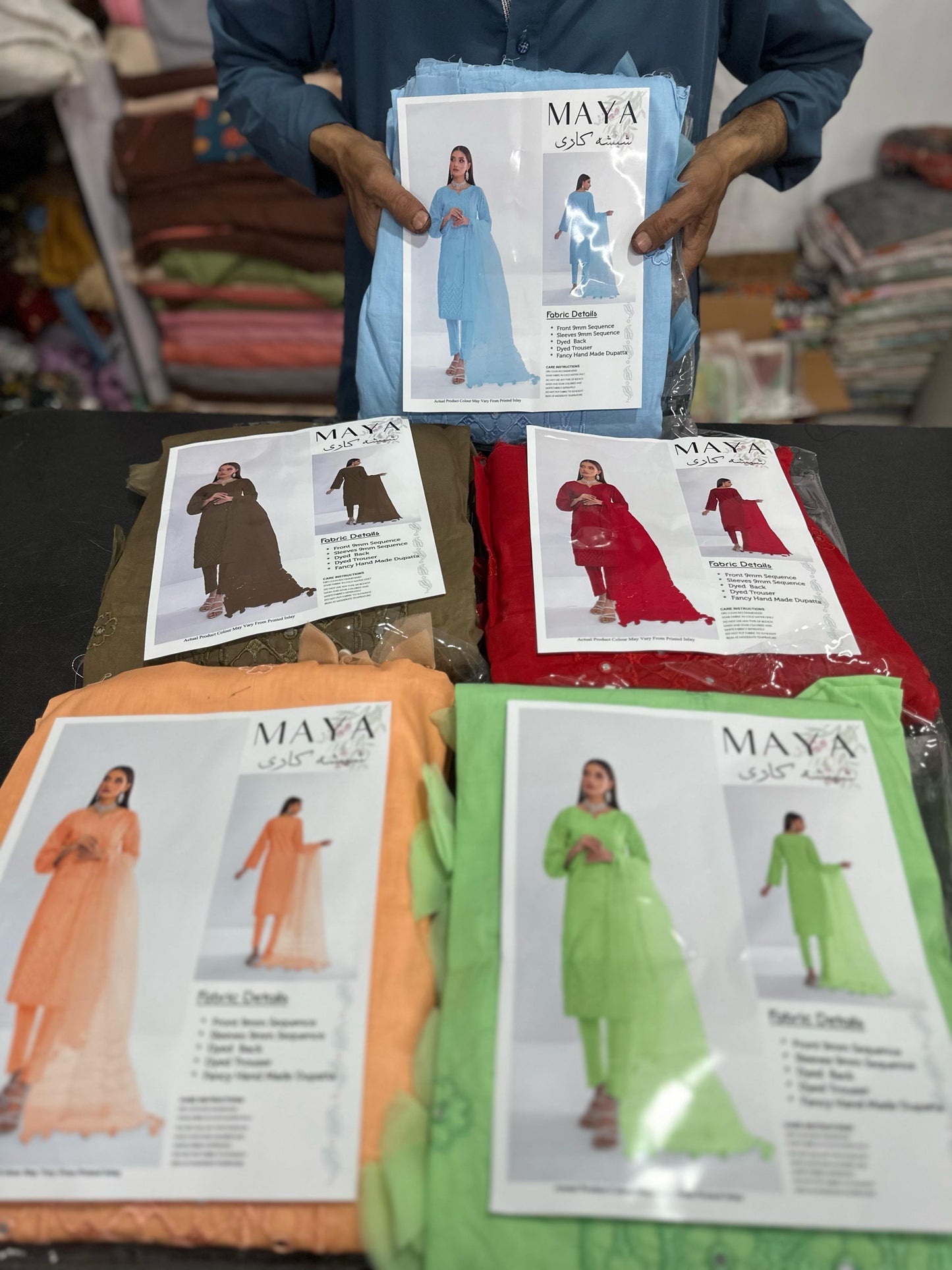 MAYA SHEESH KARI EMBROIDERY 3PCS 🥰