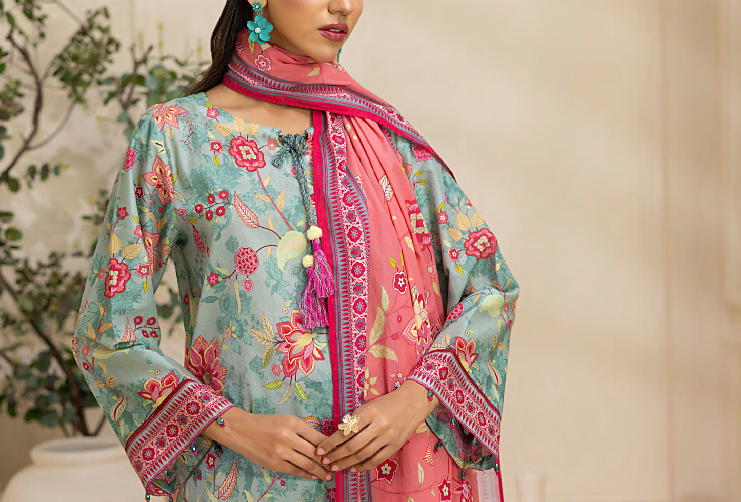SALITEX FLORA VOL-I 100% Original Lawn ❤️ by SANA& SARA