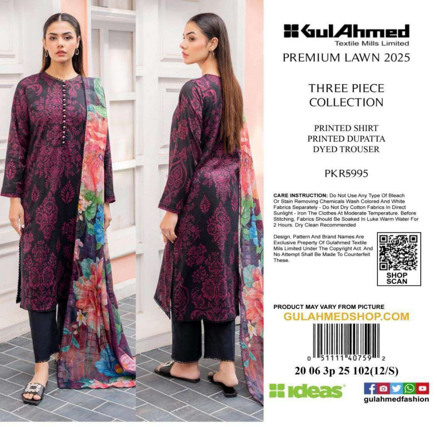 GulAhmed Lawn Unstitched 3 Pieces 👌🔥✨