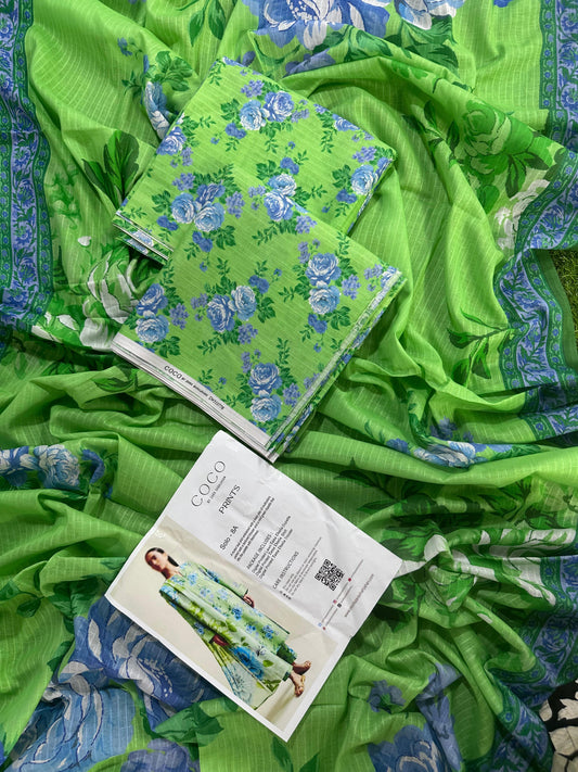 COCO Solo - 8A - PRINTS 3PCS UNSTITCHED COLLECTION