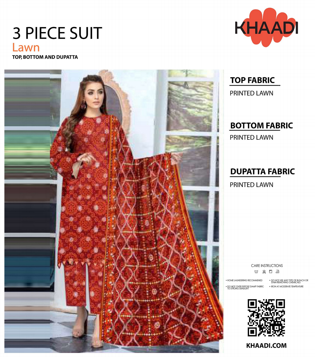 KHAADI Unstitched Lawn 3 Pieces in Wholesale Price π₯β€οΈ