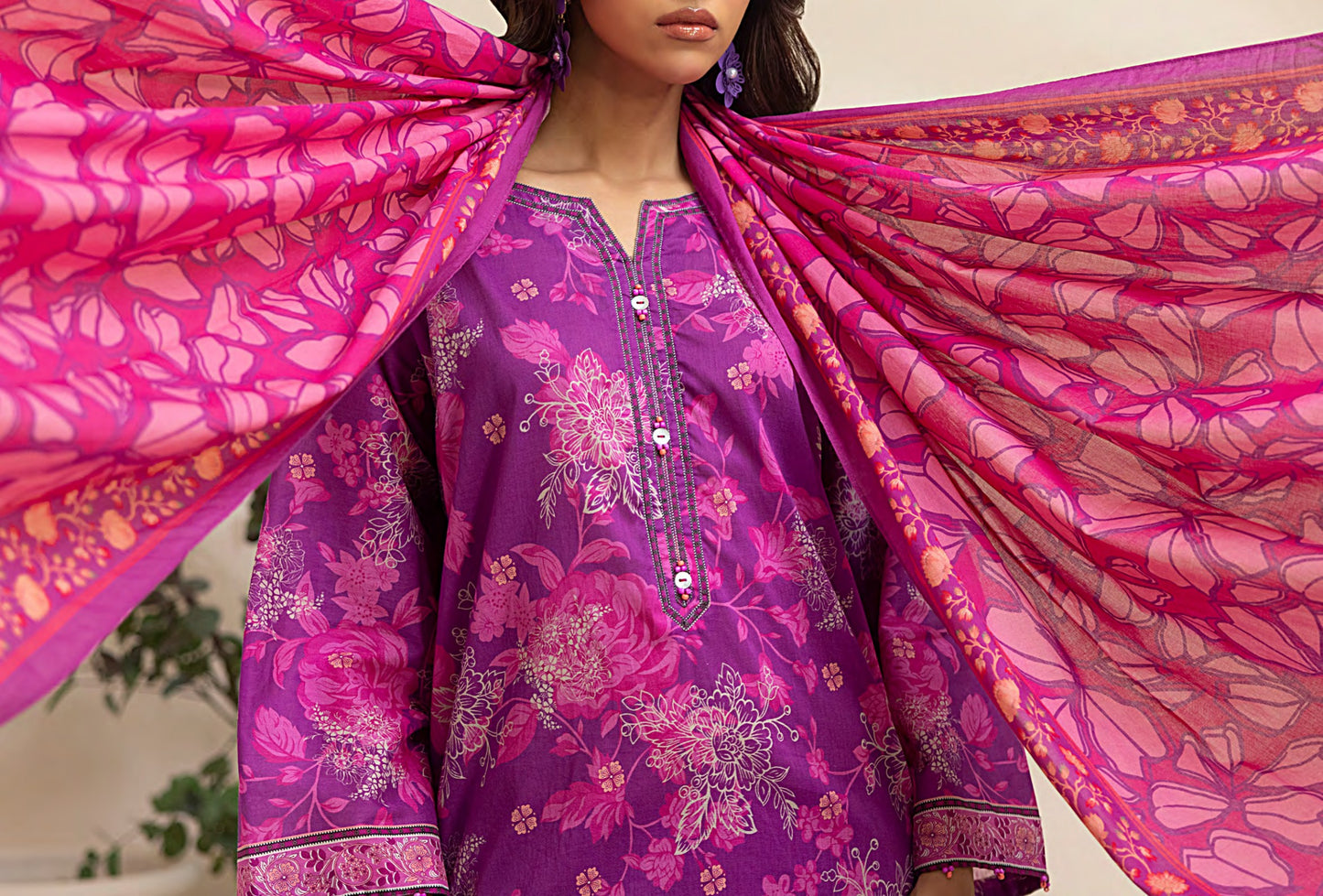 SALITEX FLORA VOL-I 100% Original Lawn ❤️ by SANA& SARA