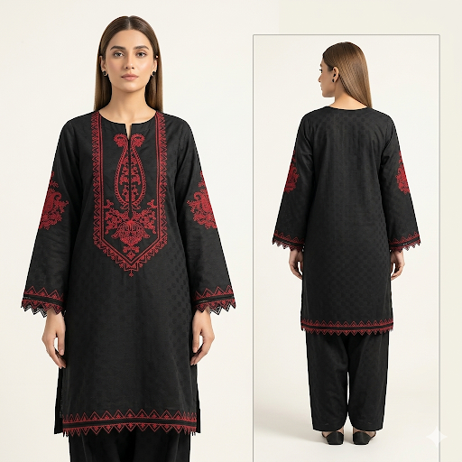 SALITEX 2PC EMBROIDERED UNSTITCHED LAWN COLLECTION