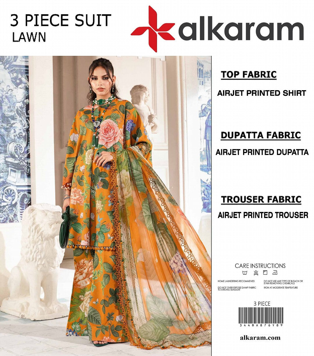Alkaram Unstitched Lawn 3 Pieces in Wholesale Price π₯β€οΈ