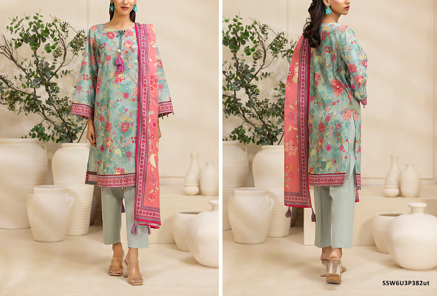 SALITEX FLORA VOL-I 100% Original Lawn ❤️ by SANA& SARA