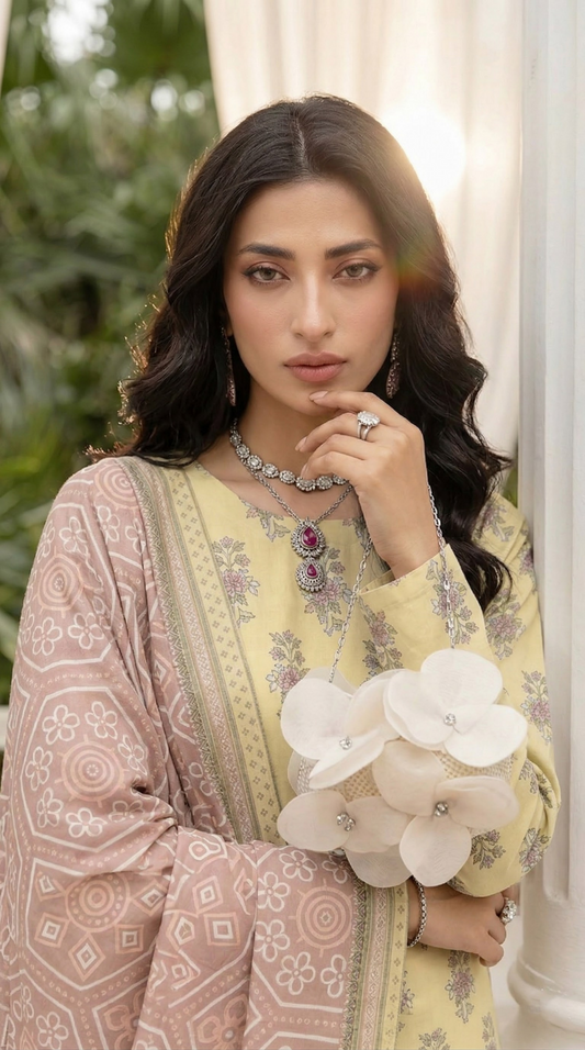 SHANAYA BSF7172 Yellow 3Pcs