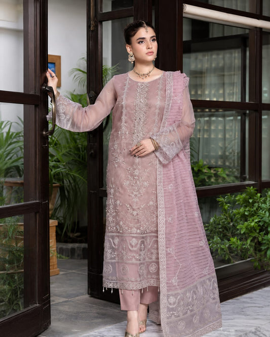 Alvin Pink Luxury Embroidered Collection