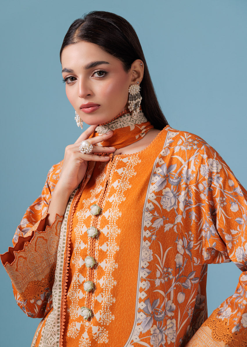 Bonanza Satrangi Unstitched Blossoms - 3 Pc (WU3PPBS25LIUN95) 🔥🥰