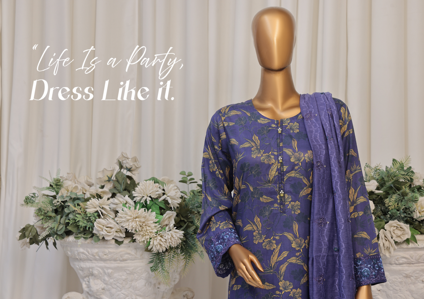 Aifa Azure Stitched Embroidery Collection 🧵🏐