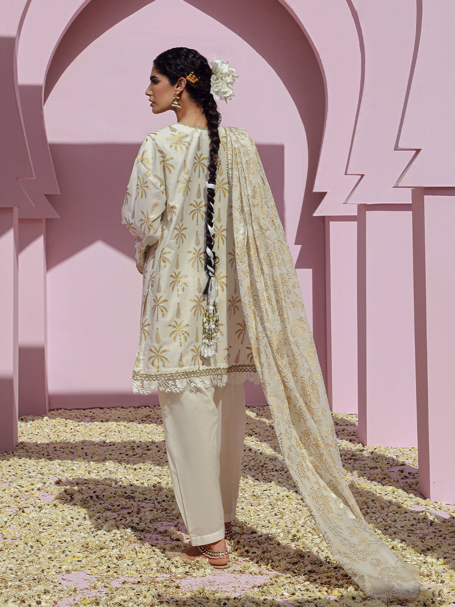 SALITEX NOOR E KHAAS  نورِ خاص  UNSTITCHED LUXURY LAWN EMBROIDERED SUIT. 🌷❤️