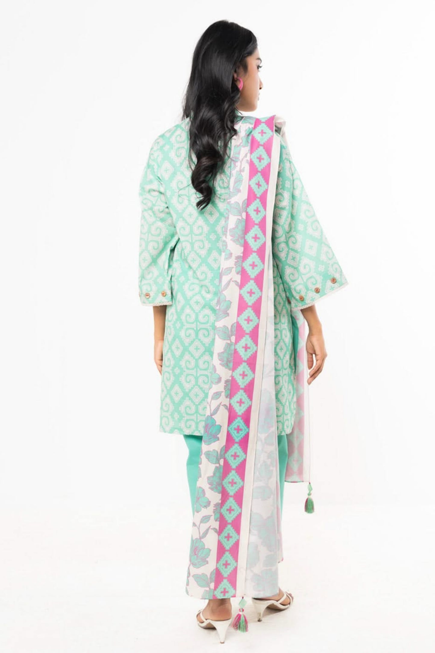 Alkaram 100% Original Lawn 3 Piece ๐๐งก
