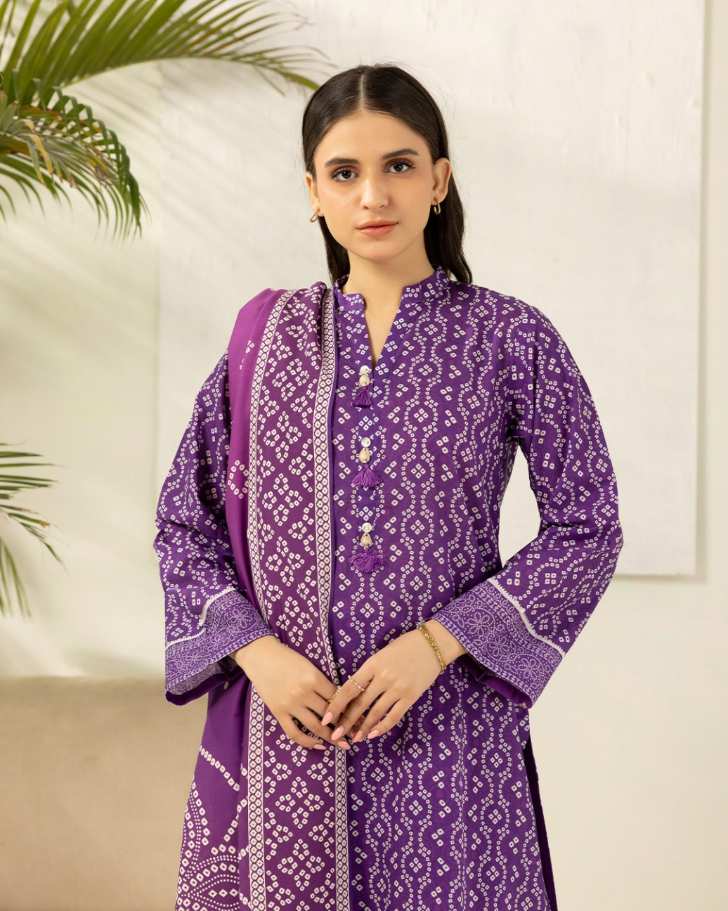ZELLBURY Unstitched Lawn Collection 2026 Design #WUS26X30488