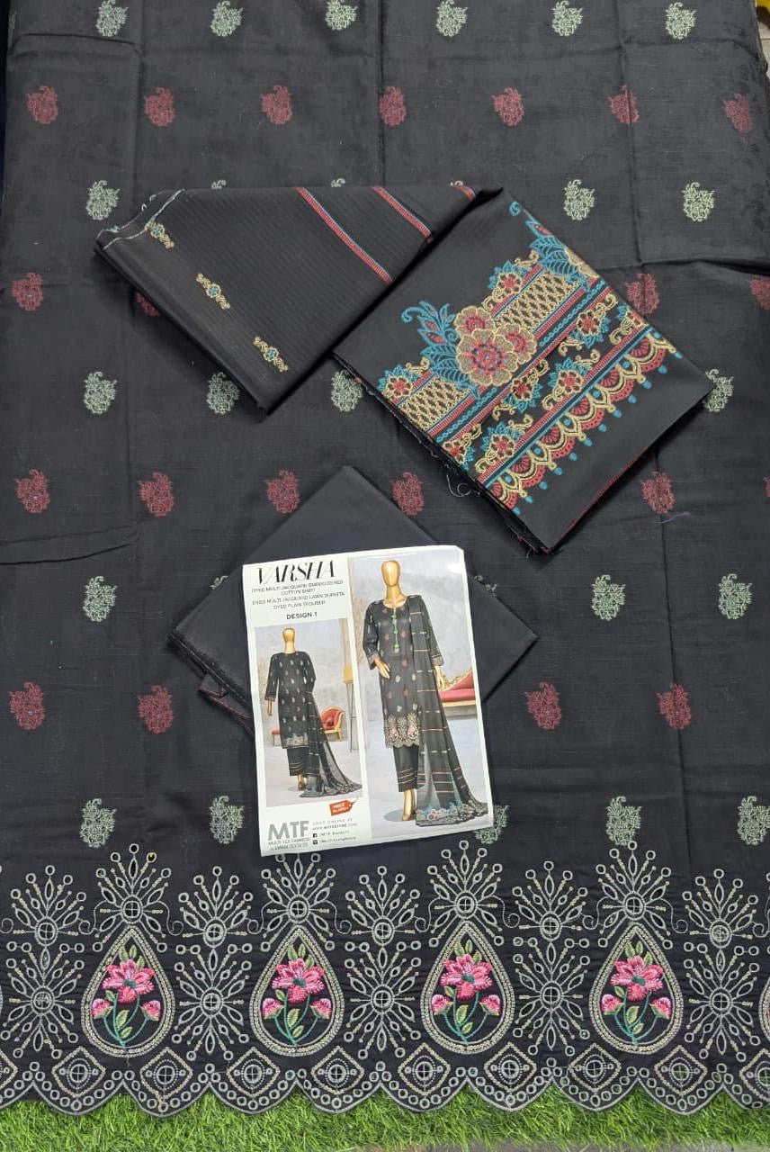 ✨MTF VARSHA 3PC ORIGINAL Design No:- 01✨