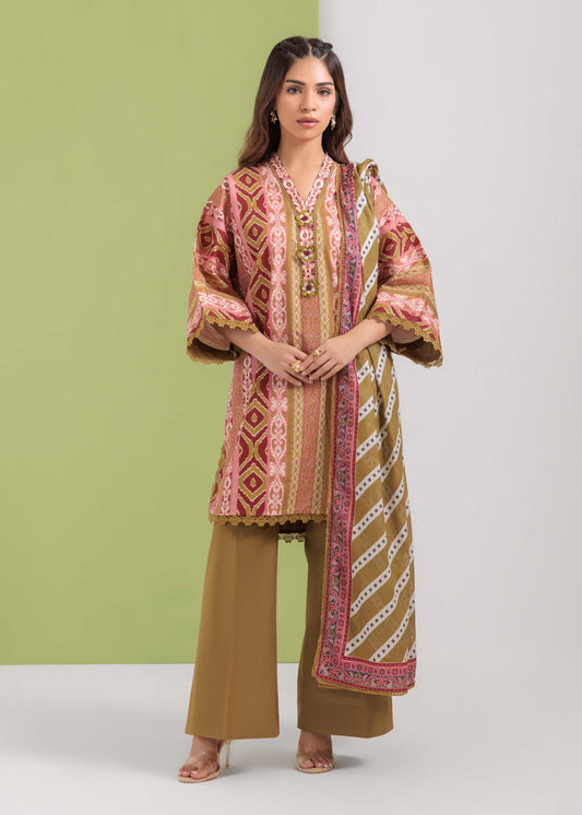 Bonanza Satrangi Unstitched Aztec Paisley - 3 Pc (WU3PPBS25LISO41)