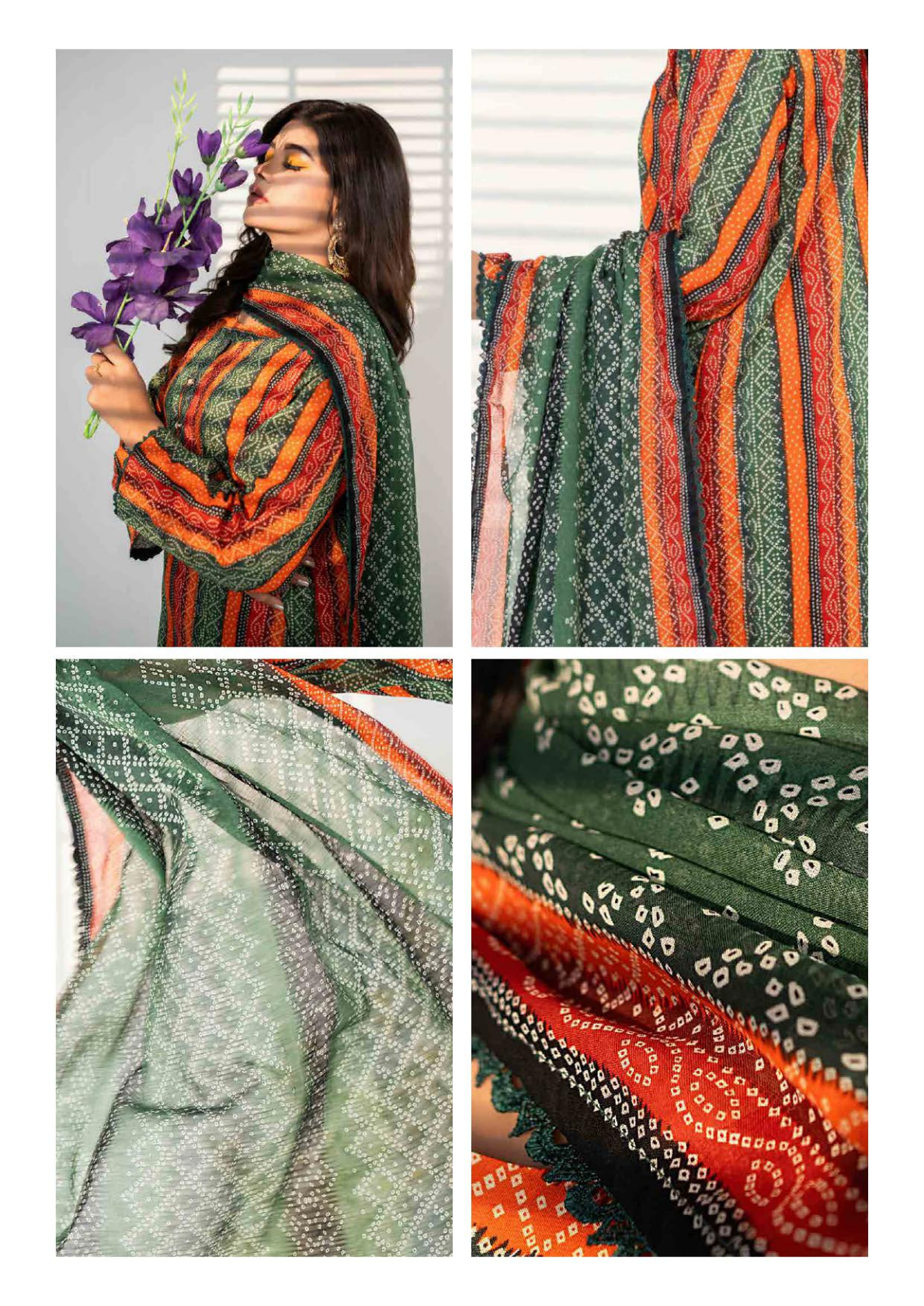 Zesh Unstitched Lawn 3 Piece 100% Original 🔥❤️