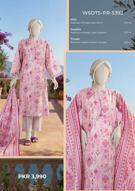 MTJ Original Printed Lawn – Summer 2026 Design# WSDTS-PR-5392