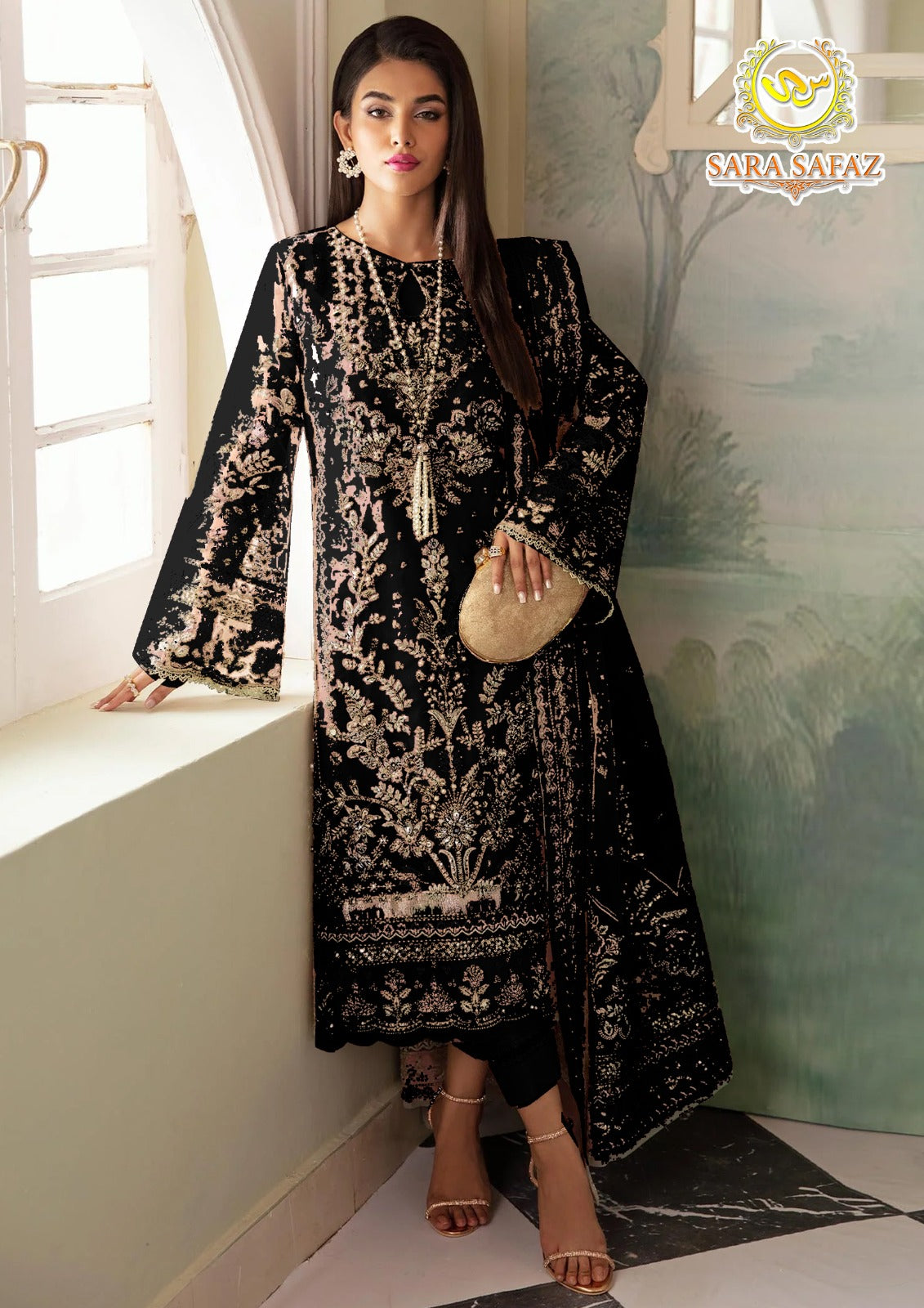 Unstitched Luxury Embroidered Fancy CHIKENKARI 3 Piece in Wholesale Price โ
๐ฏ